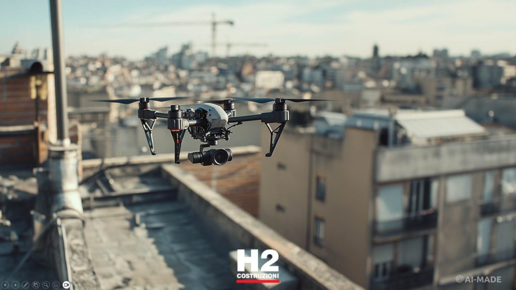 Ispezioni con drone per infiltrazioni a casa e condominio